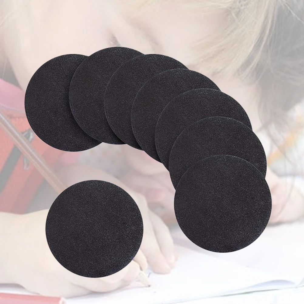 

8 Pcs Drawing Paperboard Smooth Flat Easy to Paint Decor Adornment Coaster Photo Props Great Gift Kids Black Round Mandala