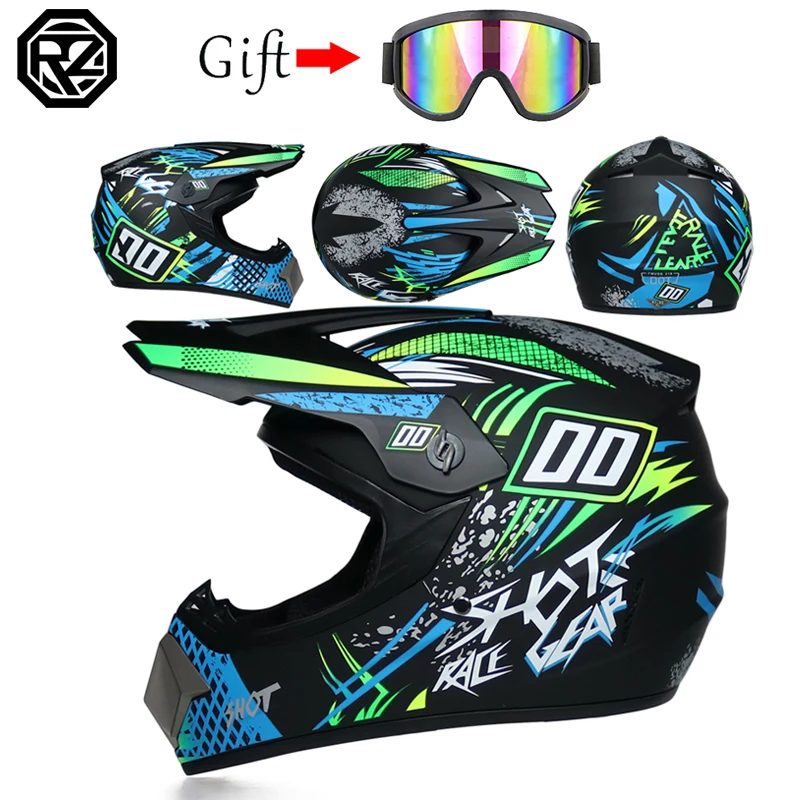 ORZ professional children's off-road helmet sports car downhill AM DH off-road helmet full helmet off-road motorcycle helmet