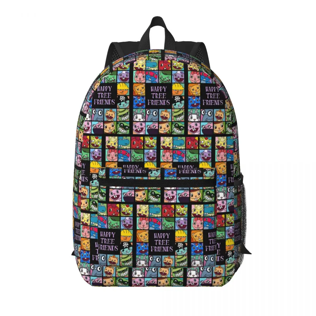 Happy Tree Friends Student Backpack School Bag Hiking Travel Daypack for Men Women Bookbag Shoulder Bags