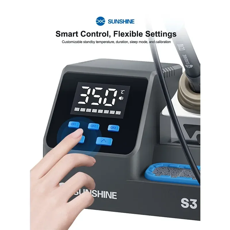 S3 60W 210 Intelligent Soldering Station 2-second Rapid Heating for Mobile Phone Repair Soldering Station Tool