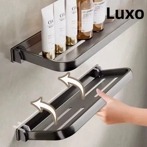 grey-bathroom-makeup-storage-rack-wall-mounted-no-drilling-required-toilet-organizer-vanity-shelf-space-saver-aluminum-material