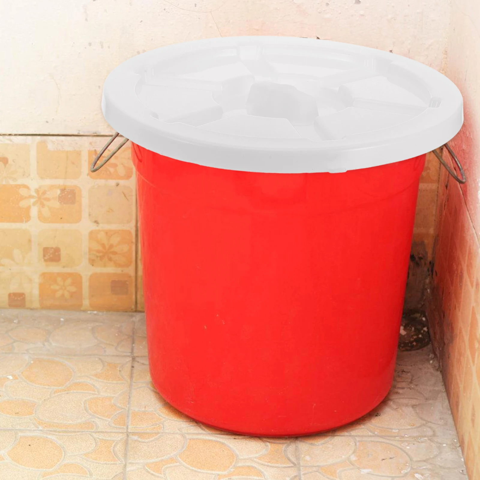 

Trash Can Lid 45 Liter Storage Garbage Accessories Bucket Lids Water Cover for Cans Tank Heavy-duty