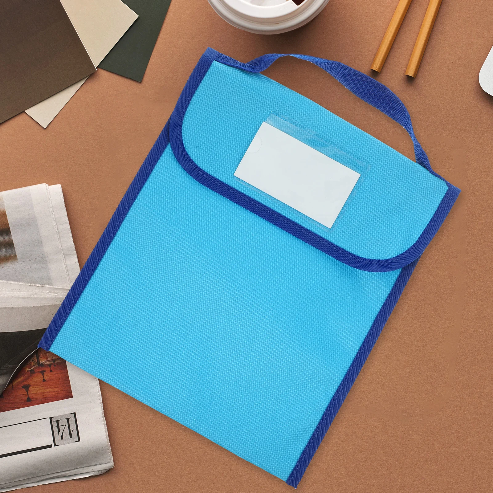 حقيبة كتب ذات سعة كبيرة، حامل كتب مدرسية للطلاب، حقيبة تخزين قابلة لإعادة الاستخدام للمدرسة والمكتب والسفر والتسوق #3