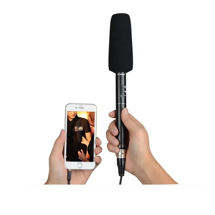 

Interview microphone for camera/DSLR/camcorder and smartphone