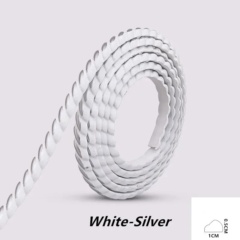 3D PVC Decorative Line Self-adhesive Flexible Line Suspended Ceiling Living Room Background Wall Sticker  Corner Molding Line