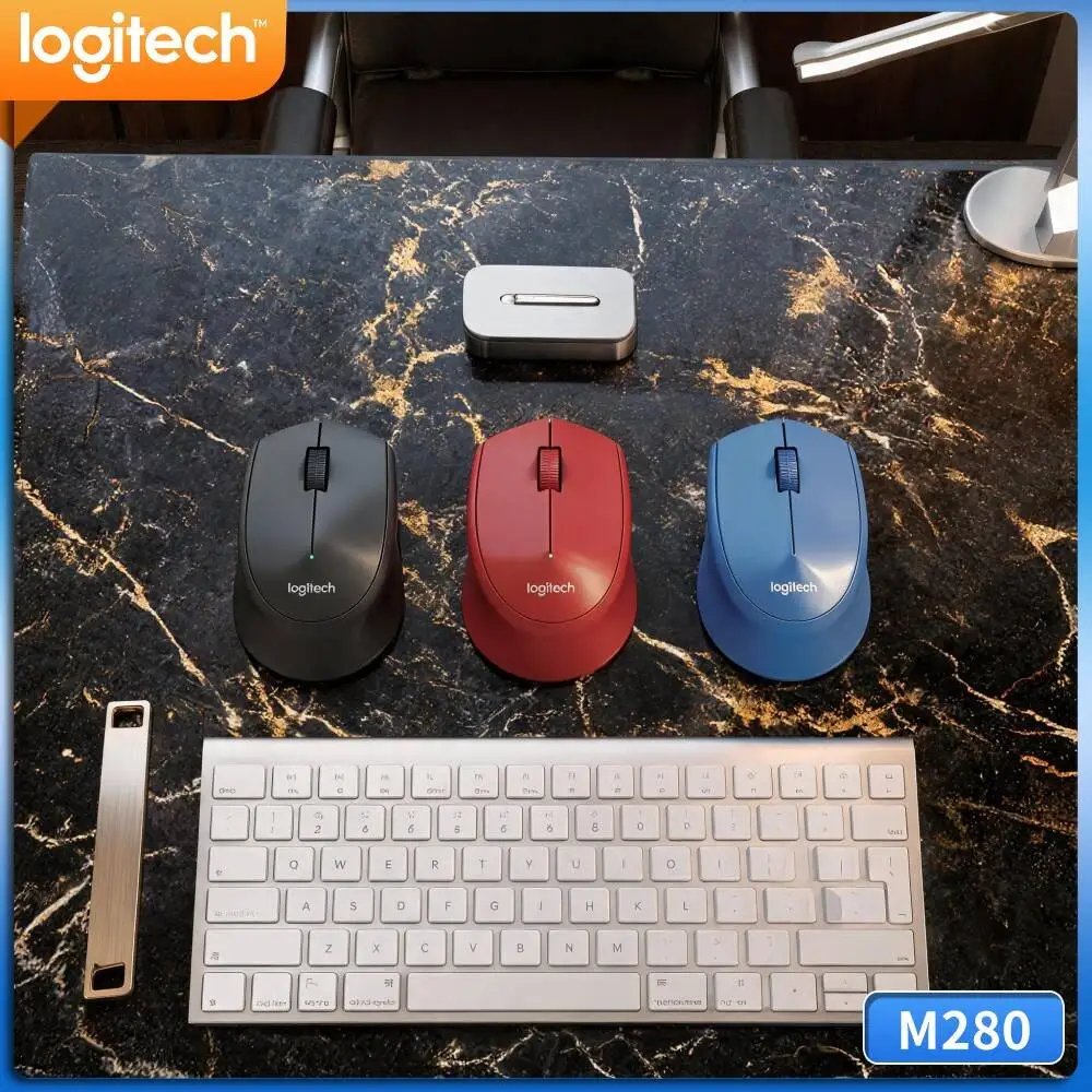 Simple Setup Wireless Mouse M280 2.4G Usb Receiver Lightweight Frame For Laptop Home Office Everyday Computer Work Tasks