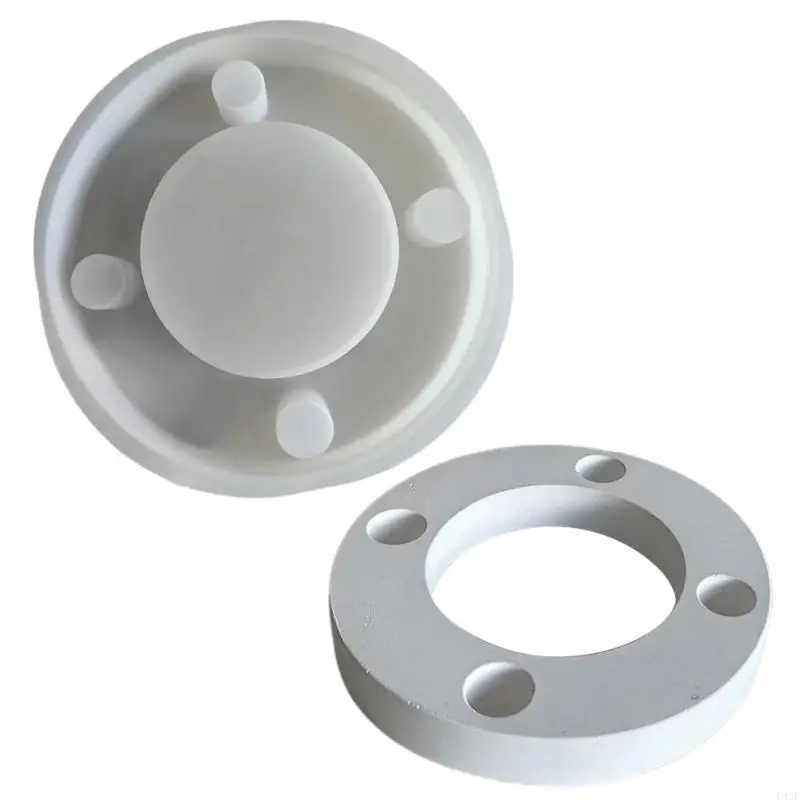 

K43F DIY Mold 4 Holes Holder Silicone Mould Candlestick Making Molds Stylish Office Decorations Moulds