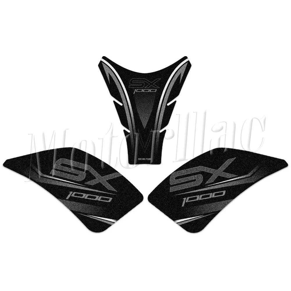 Motorcycle Anti-Slip Side Tank Pad Sticker Gas Knee Grip Protection Decal Accessories For Z 1000SX Ninja 1000SX 2017-2024