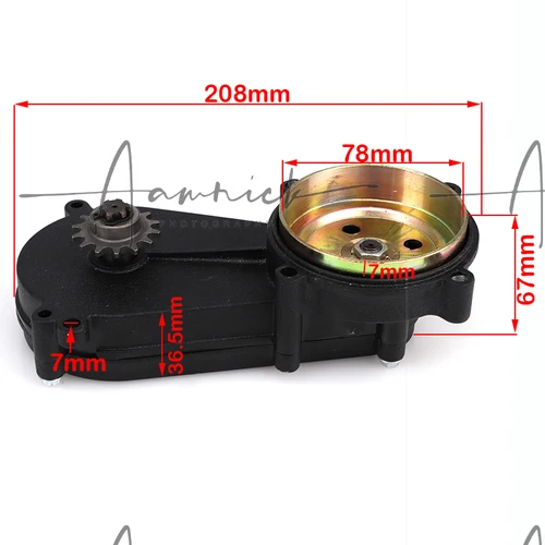 Caja de cambios de reducción de transmisión y placa de embrague para ATV de bolsillo, Mini Dirt Bike, piezas de Quad de motocicleta, 47CC, 49CC, T8F/11T-20T
