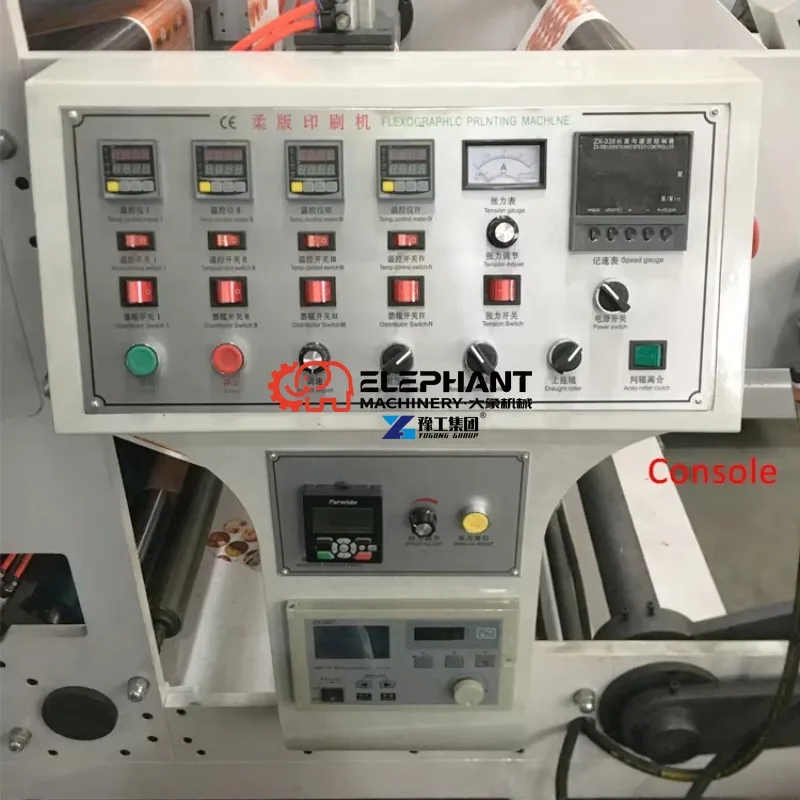 Premium 6-Color Flexographic Printing Machinery for Custom Coffee Tea and Paper Cups with Advanced Roll Flexo Technology