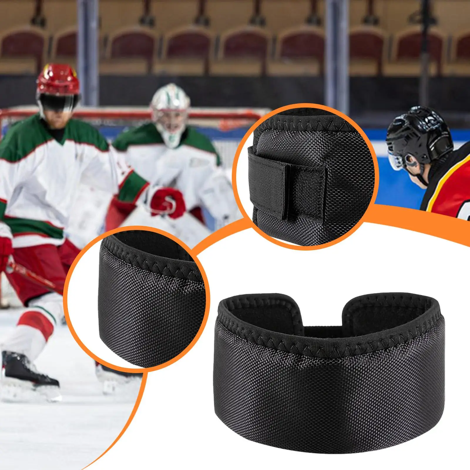 

Защита шеи для хоккея с шайбой, устойчивая к порезам, для вратарей, мягкий воротник, экипировка для безопасных спортивных тренировок