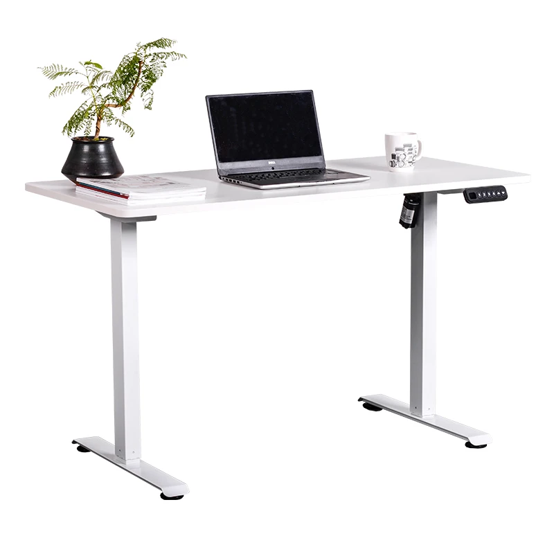 E-commerce Style Modern Table Top Included Single Motor Electric Height Adjustable Table Sit Stand Desk