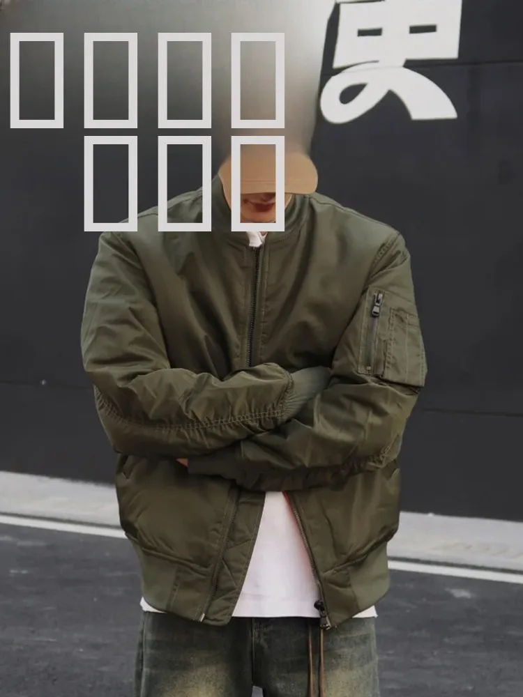 

Мужская бейсбольная куртка American Sle MA Pilot Jaet, весна-осень, трендовая, высококачественная, из чистого хлопка, модель Cleanfit