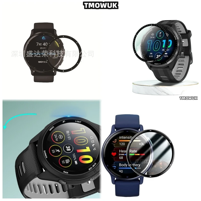 

For Garmin Forerunner 57 945 955 965 970 42mm 47mm Crystal Clear Film, Maintains Original Display Quality