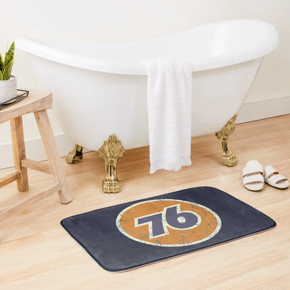 76 Oil Union Vintage Bath Mat Carpet Bathrooms Entrance Carpet Kitchen Carpet House Interior Entrance Mat