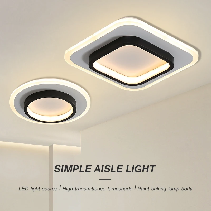 

Nordic Downlight Recessed Creative Ceiling Lamp Surface Mounted aisle corridor lights Living Room Bedroom Entrance Hall Lighting