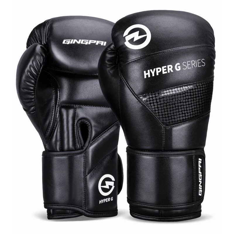 Guantes de boxeo de cuero PU de alta calidad, resistentes al desgaste y transpirables para entrenamiento de Sanda, guantes de combate protectores