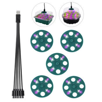 Pflanzen LED Wachsendes Licht Keimung Box Samen Starter Sämling Tablett Kindergarten Pflanzer Gartenarbeit Einstellbare Belüftung Anbau