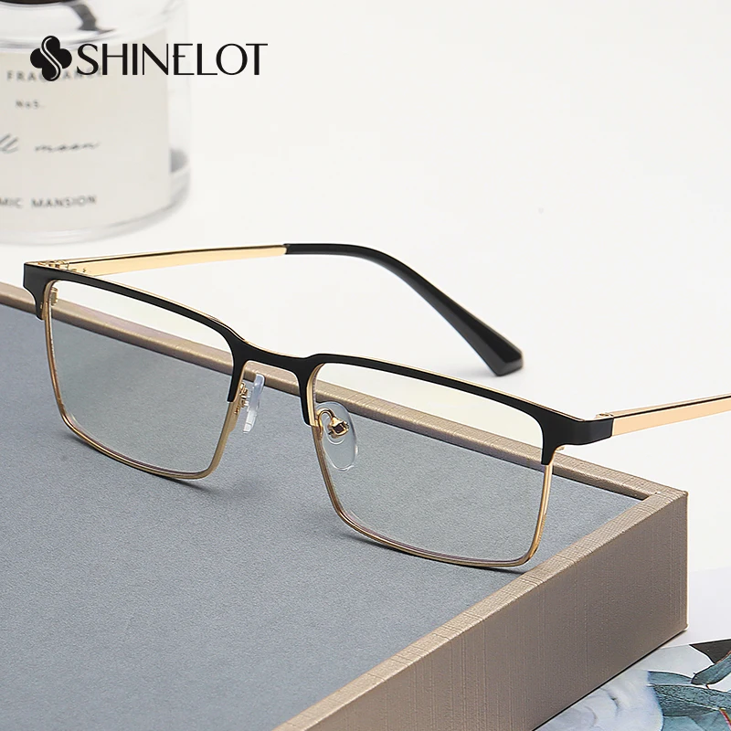 95899 Hot Sale Rectangle Eyeglasses Frame Student Eye Protection Reading Glasses Youth Style Science Geek Eyewear