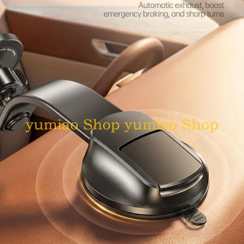 587B Adjustable Arm Wireless Charging Phone Holder for Car, Pad, Suction Cup Base, 25W Power for Daily Travel