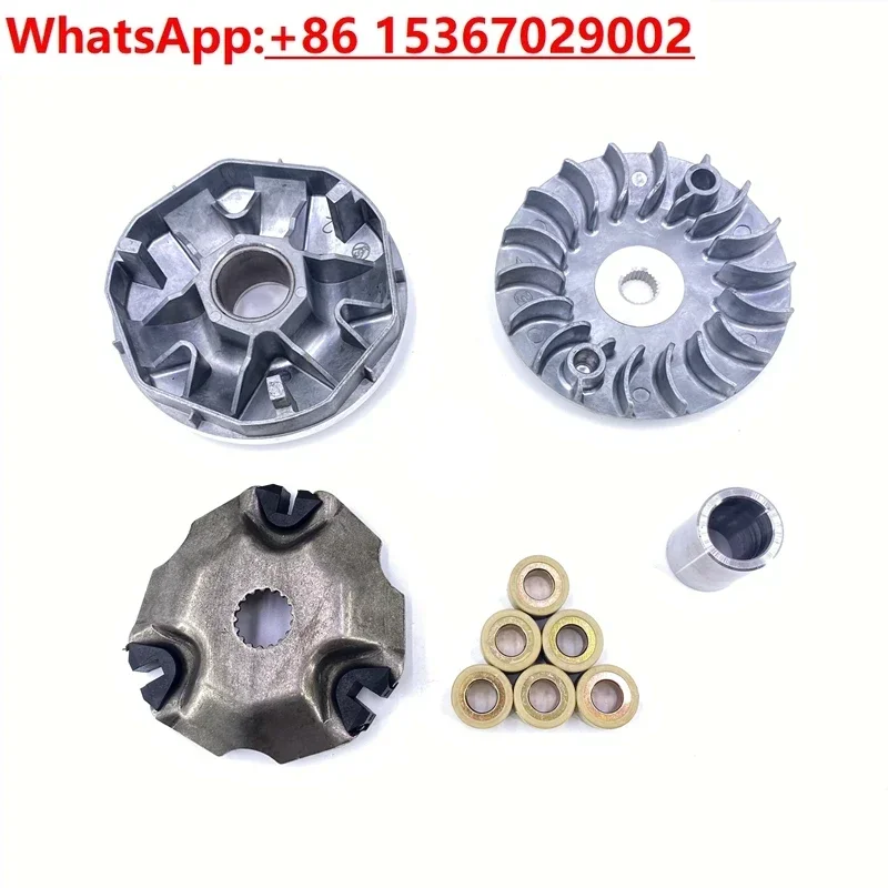Suitable for EFI new QS125T-3A driven rear pulley clutch drive disc Pulizhu