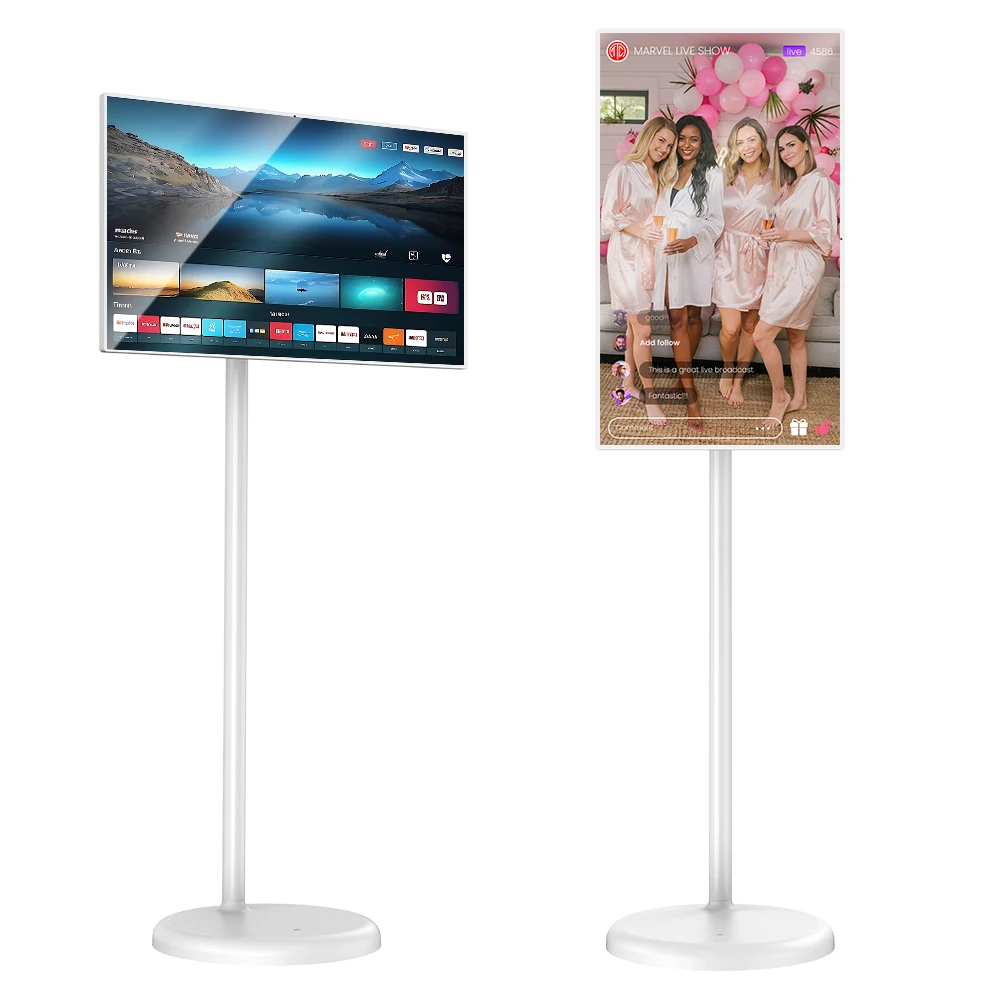 MWE EU/US المخزون المحلي 22/24/32/43 بوصة الترفيه المحمول شاشة أندرويد التلفزيون الذكي نظام أندرويد جودة عالية