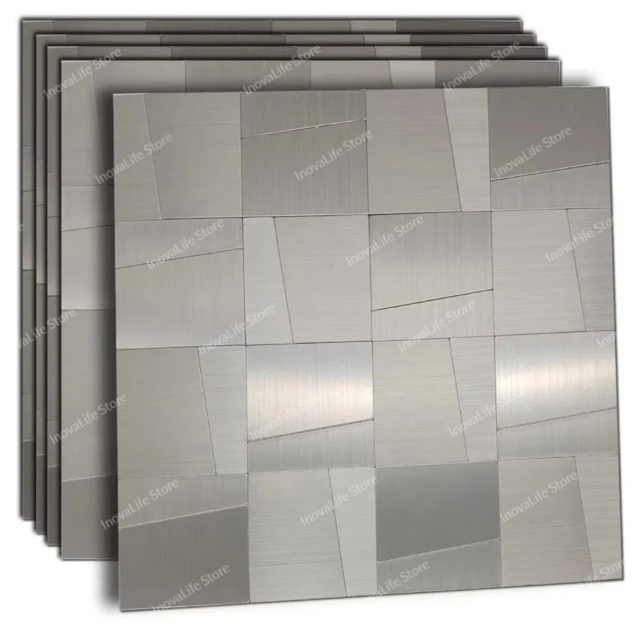1pcs 30x30cm Waterproof 3d Wall Panels Mosaic Wall Tile Peel and Stick Self Adhesive Kitchen Bath Tile Fireproof Wall Stickers