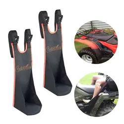 ATV Accessories Foot Rests Adjustable Foldable Passenger Footrest For Can-am Outlander Polaris Honda Suzuki Kawasaki Yamaha