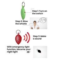 Portable Key Locator Wireless Leaf Shape Key Finder Set with Whistle Remote Control Waterproof Anti-lost Device for Portable