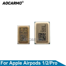 Aocarmo 2Pcs Microphone Speaker For Apple AirPods 1 / 2 / 3 / Pro Airpods Max Replacement Parts