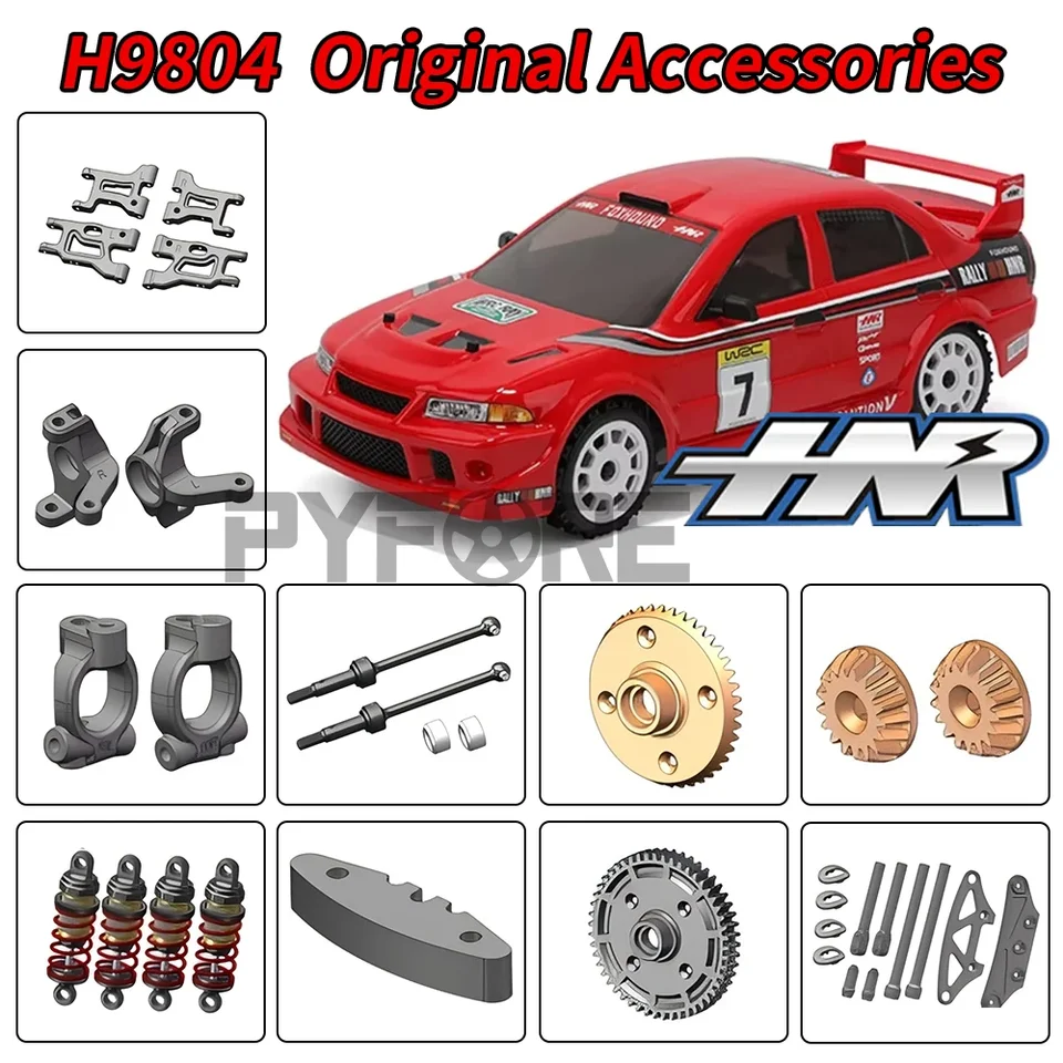 HNR Parts For 1/10 H9804 FOXHOUND RC Rally Car Off-Road Car