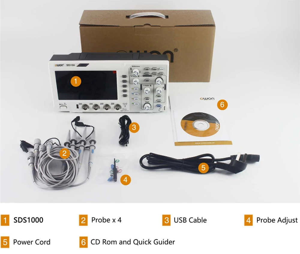 OWON SDS1104 Digital Storage Oscilloscope 7\