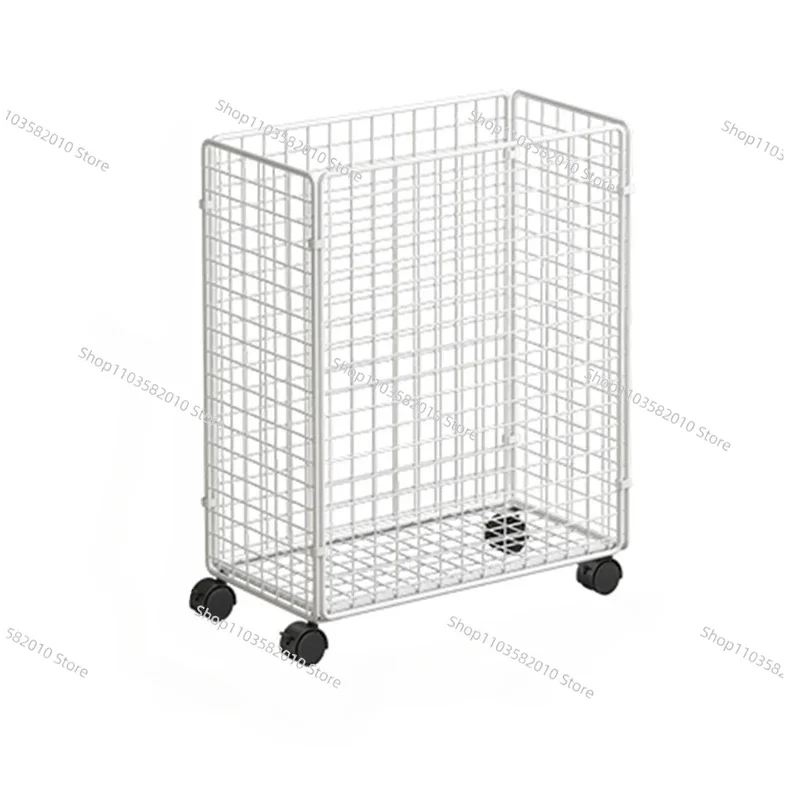 

Корзины на колесиках для дома и ванной комнаты в скандинавском стиле, легкие, роскошные, напольные, вместительные, для хранения ковриков для йоги, в продаже