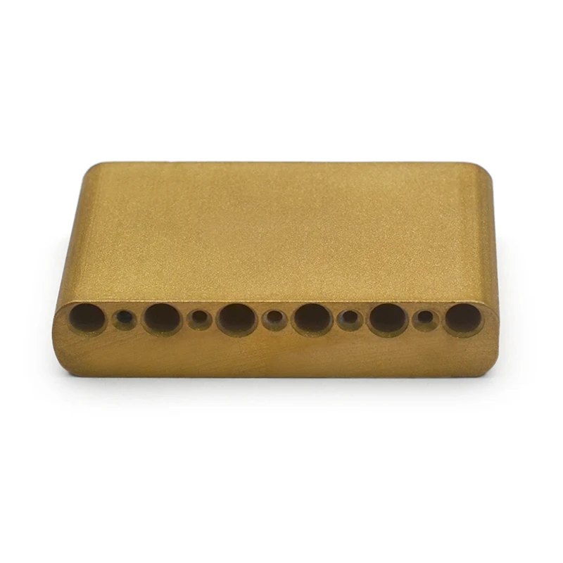 Brass Tremolo Block for Tremolo Bridge of Electric Guitar, Ultra Solid Fat, 10.4mm, 63x13.5x37.5mm