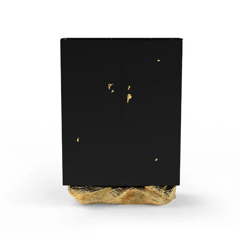 Pure copper, villa luxury high-end living room solid wood art locker