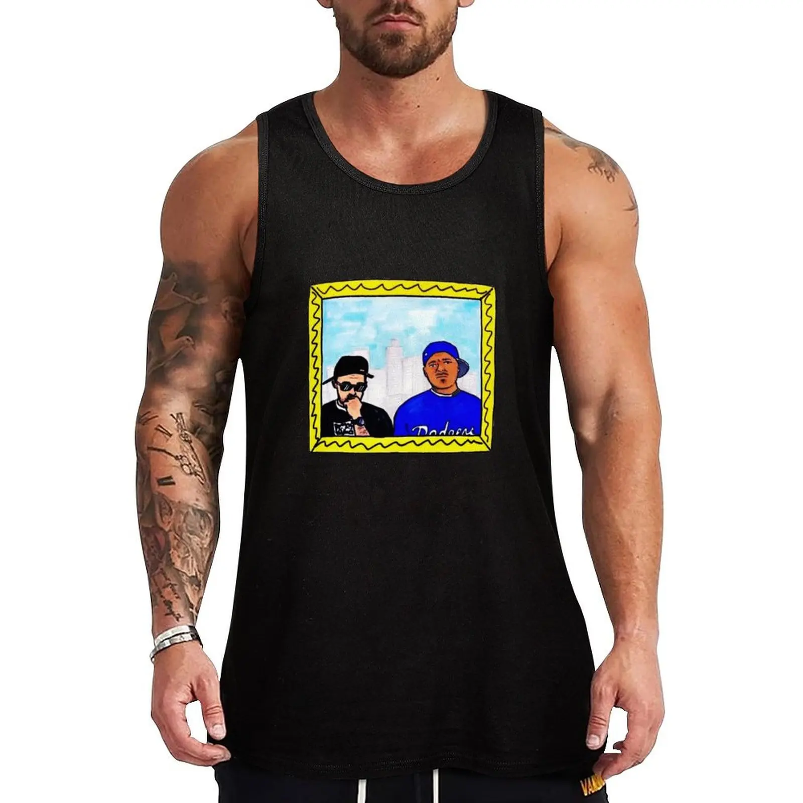 Camiseta sin mangas People Under The Stairs Sincerely The P Hip Hop Rap Underground, camiseta sin mangas informal estilo hip hop