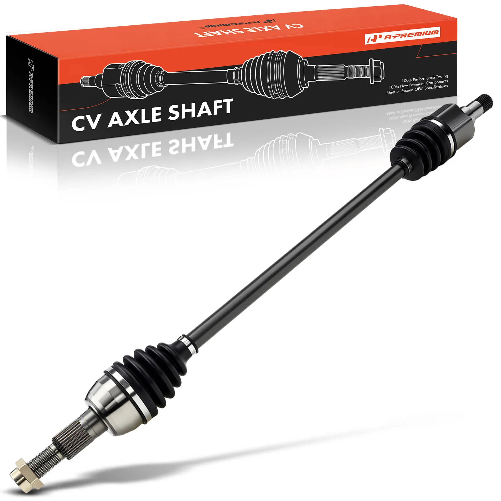 A-Premium Rear Passenger Side CV Axle Shaft Assembly for Chevrolet Equinox 2010-2017 GMC Terrain 2010-2017