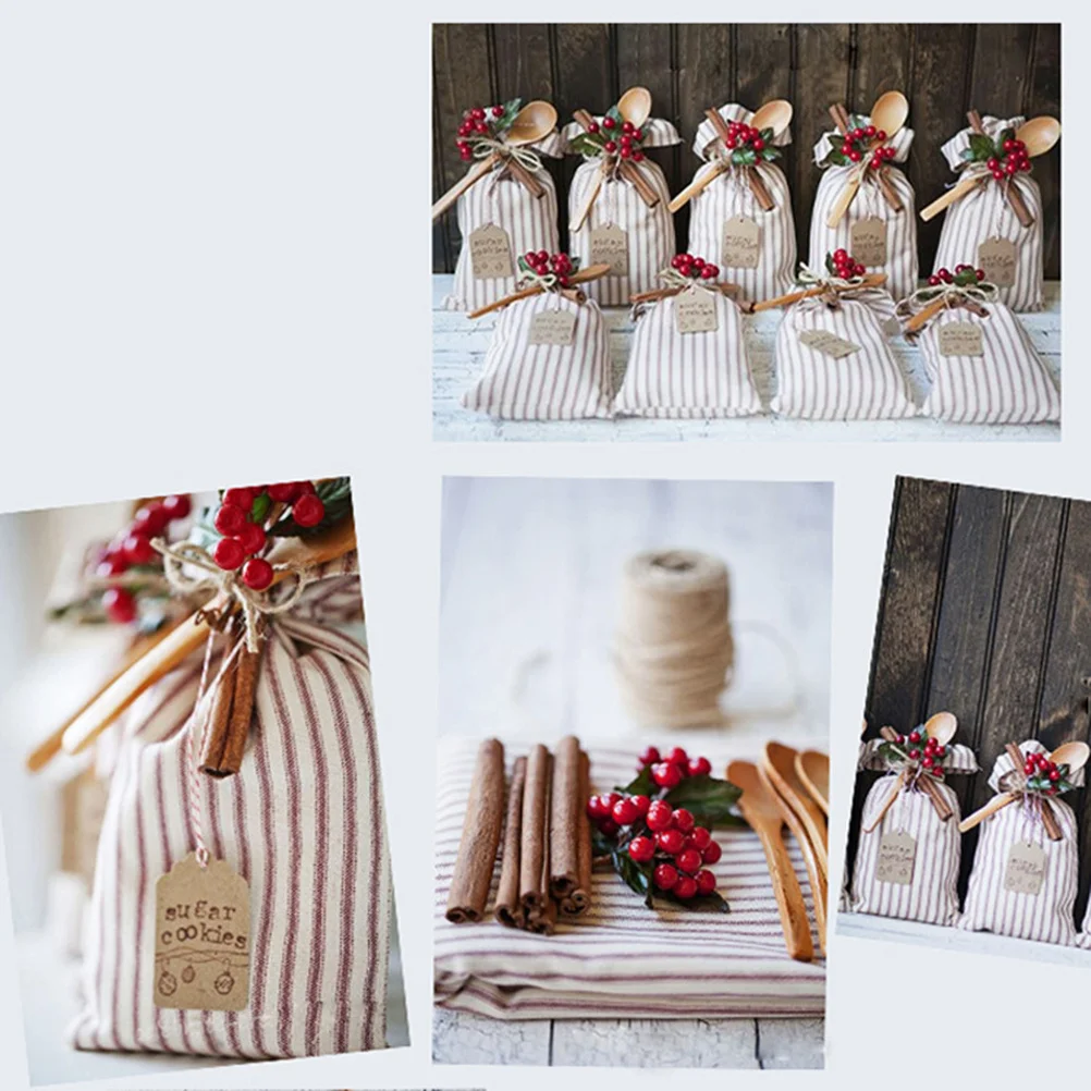 

50Pcs Realistic Christmas Blueberry Berry Artificial Pick DIY Home Decor 12Mm Red Fake Berries for Wedding Holiday Party Craft