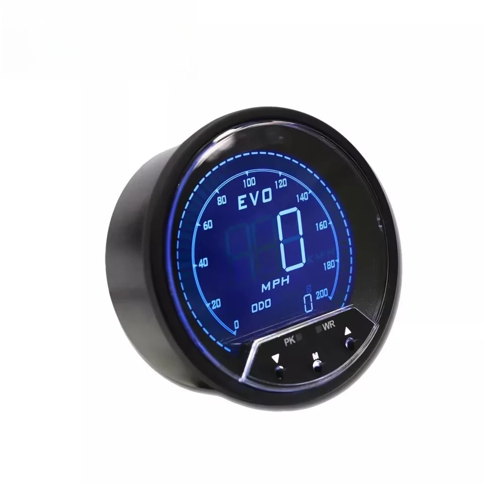 Picture 4: Universal Digital Speedometer and Odometer for Automobiles, GPS-compatible Odometer, MPH/KM/H Switchable, 12V, 85mm
