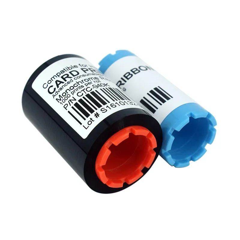 New printer ribbon CTC-940K black ribbon 1000prints/Roll for ciaat CTC-940 card printer tapes