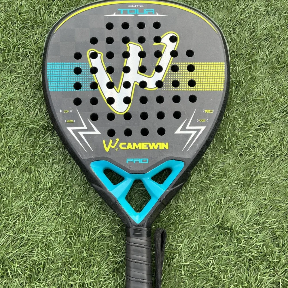 مضرب تنس الشاطئ من الكربون الشفاف عيار 18 قيراط 4043، مضرب تنس على شكل مجداف