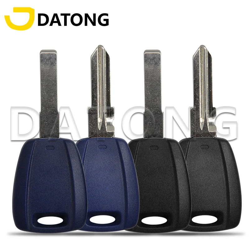 Datong World Replacement Transponder Chip SIP22 Blade Car Key Shell Case For Fiat 500 Ducato Bravo Punto