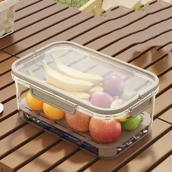 Portable Refrigerator Fresh-Keeping Box Portable Portable Transparent Crisper Travel Collapsible Sealed Food Storage Box