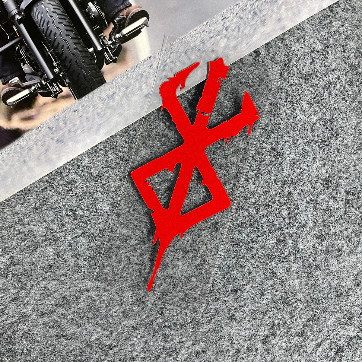 Berserker Motorcycle Sticker Waterproof Vinyl Decal for Motorbike Helmet Side Panel Car Window Electric Scooter Decoration image 4