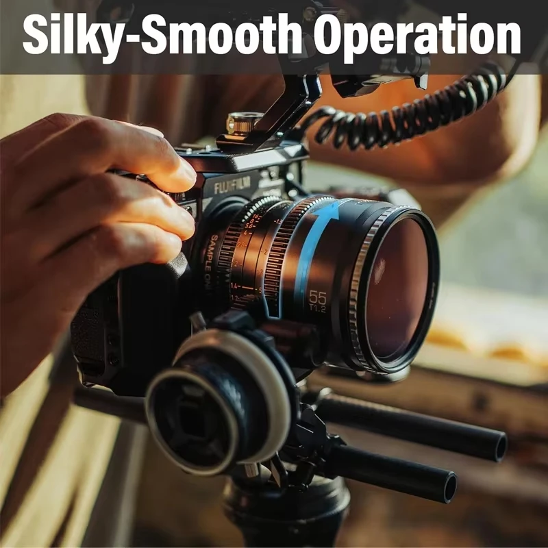 SIRUI ليلة ووكر 24 مللي متر 35 مللي متر 55 مللي متر T1.2 16 مللي متر 75 مللي متر S35 MF فتحة كبيرة Cine عدسة لسوني E Fuji X Lumix MFT كانون RF كاميرات #3