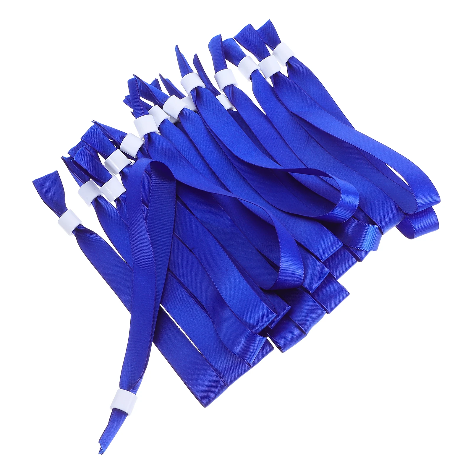 

20pcs Event Wristbands Cloth Wristbands For Concerts Outdoor Gatherings Solid Color Fabric Bracelets Identification Quick Access