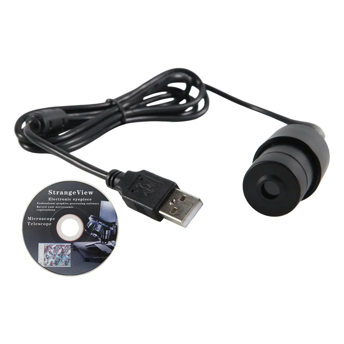 【Great Sell】 Electronic Eyepiece 2MP Digital USB Microscope Camera Imager for Science Education Classroom USB Microscope Image
