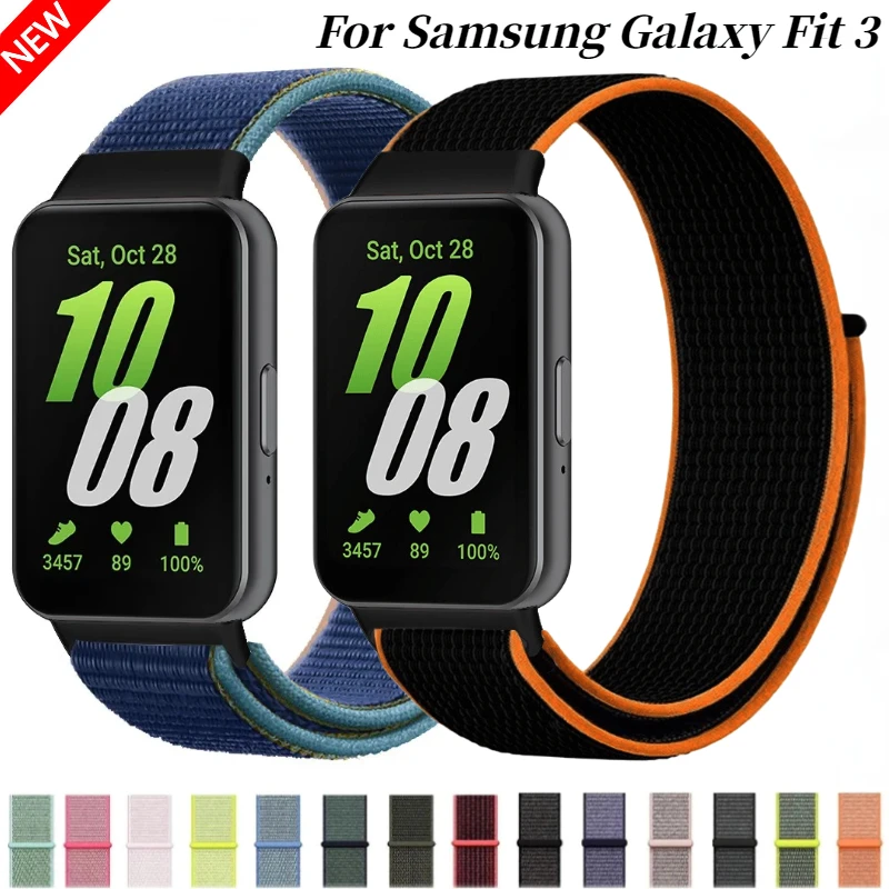 Nylon Strap For Samsung Galaxy Fit 3 Band Breathable Official Bracelet  Loop Wristband For Samsung Galaxy Fit 3 Belt Accessories