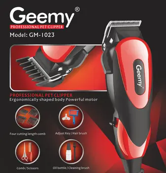 GEEMY GM1023 Profesionální zastřihovač zvířecích chlupů s nulovým nastavením 10 nejlepší prodej zastřihovač vlasů geemy - №4