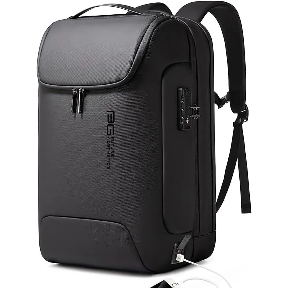 

Anti-Theft Waterproof Travel Backpack with USB Charging Port for 17.3 Laptops